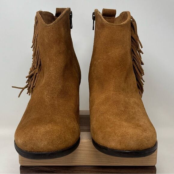 Matisse Cloey Chelsea Fringe Leather Booties 9 - Picture 4 of 14